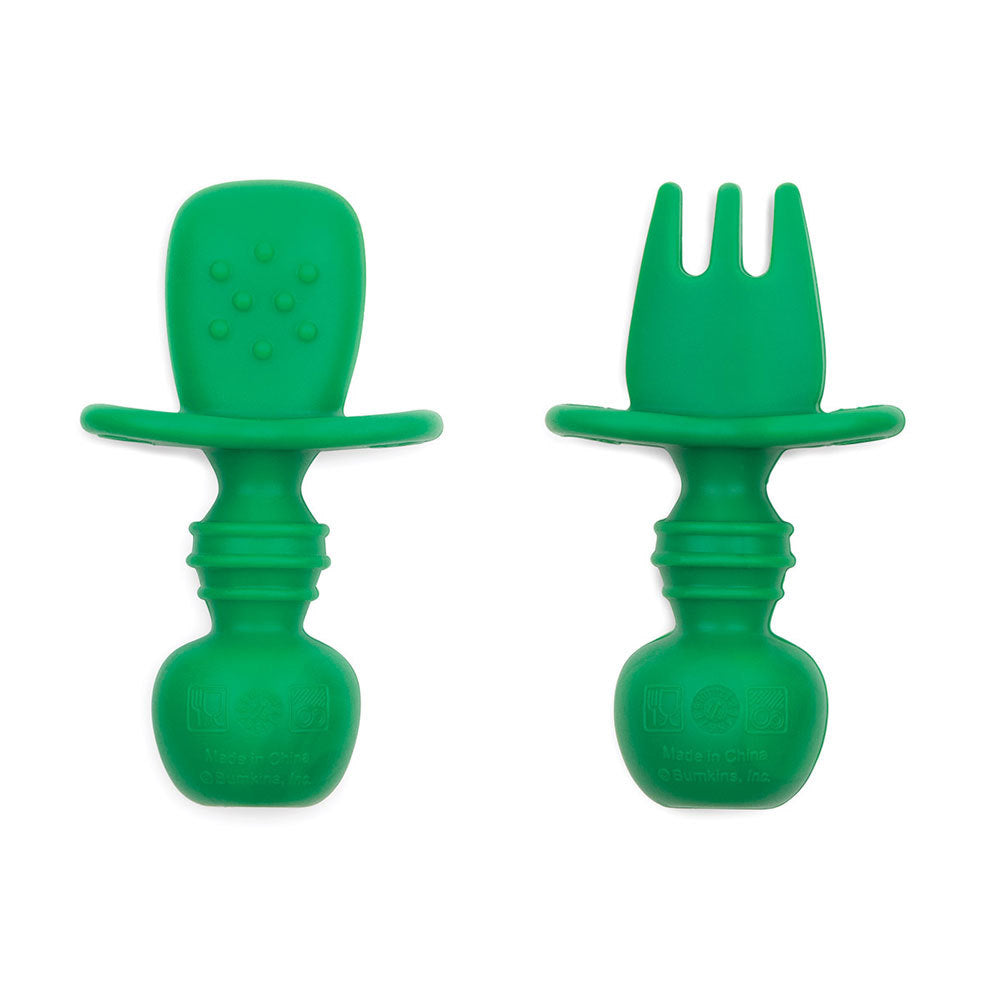 Bumkins Chewtensils silicone first cutlery set