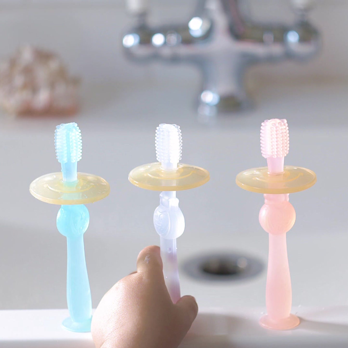 Haakaa 360 Degree Silicone Suction Toothbrush
