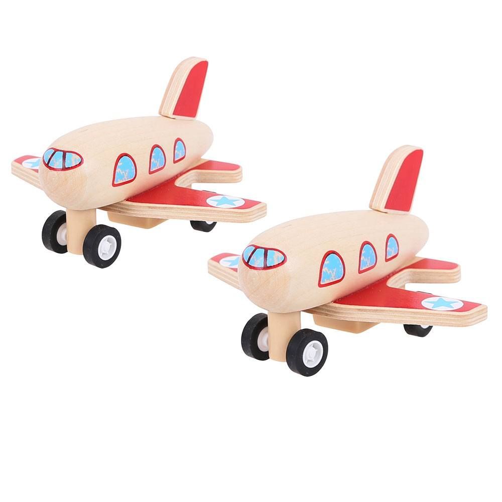Bigjigs Toys Pull Back Plane