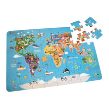 Classic World Puzzle - World Map 48pcs