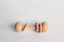 Classical Child Beech & Silicone Rattle