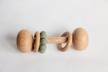 Classical Child Beech & Silicone Rattle