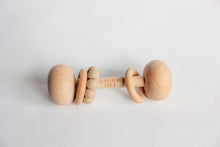 Classical Child Beech & Silicone Rattle