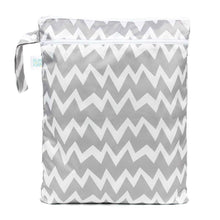 Bumkins Wet Bags Grey Chevron