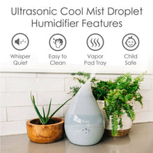 Crane Ultrasonic Humidifier Droplet with Vapor Tray