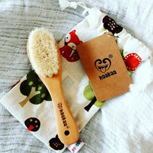 Haakaa Goats Wool Baby Wooden Hairbrush