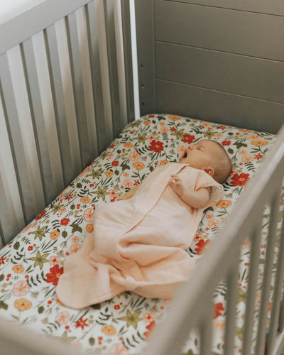 Little Unicorn Cotton Muslin Cot Sheets