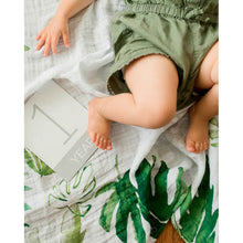 Little Unicorn Muslin Photo Blanket & Milestone Set