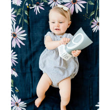 Little Unicorn Muslin Photo Blanket & Milestone Set