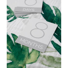Little Unicorn Muslin Photo Blanket & Milestone Set