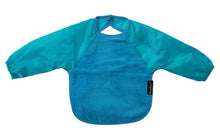 Mum 2 Mum sleeved bib, great for saving mess when starting solids or playing messy games