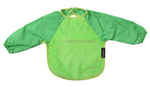 Mum 2 Mum sleeved bib, great for saving mess when starting solids or playing messy games