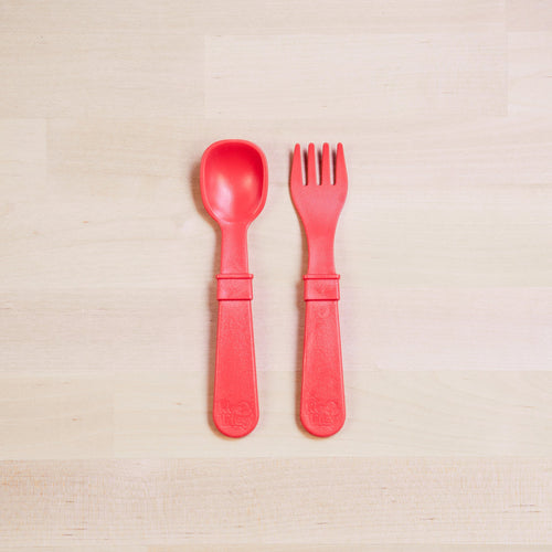 Re-Play Recycled Toddler Fork & Spoon