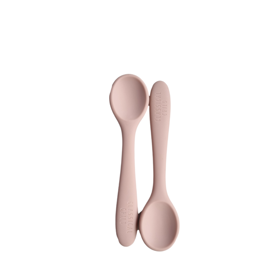 Classical Child Silicone Spoon Set - 2 Pack