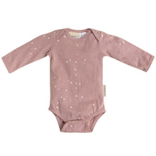 pale pink with small white stars all over it