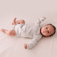 Woolbabe Merino Organic Cotton Long Sleeve Bodysuit