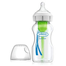 Dr. Brown’s Natural Flow® Options+™ Anti-colic Wide-Neck GLASS Baby Bottle