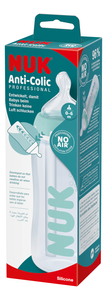 NUK Anti-Colic Professional Baby Bottle with Temperature Control