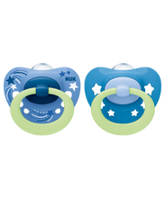 NUK Signature Night Silicone Pacifier - 2 Pack