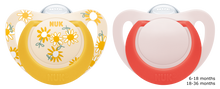 NUK Star Silicone Pacifier - 2 Pack